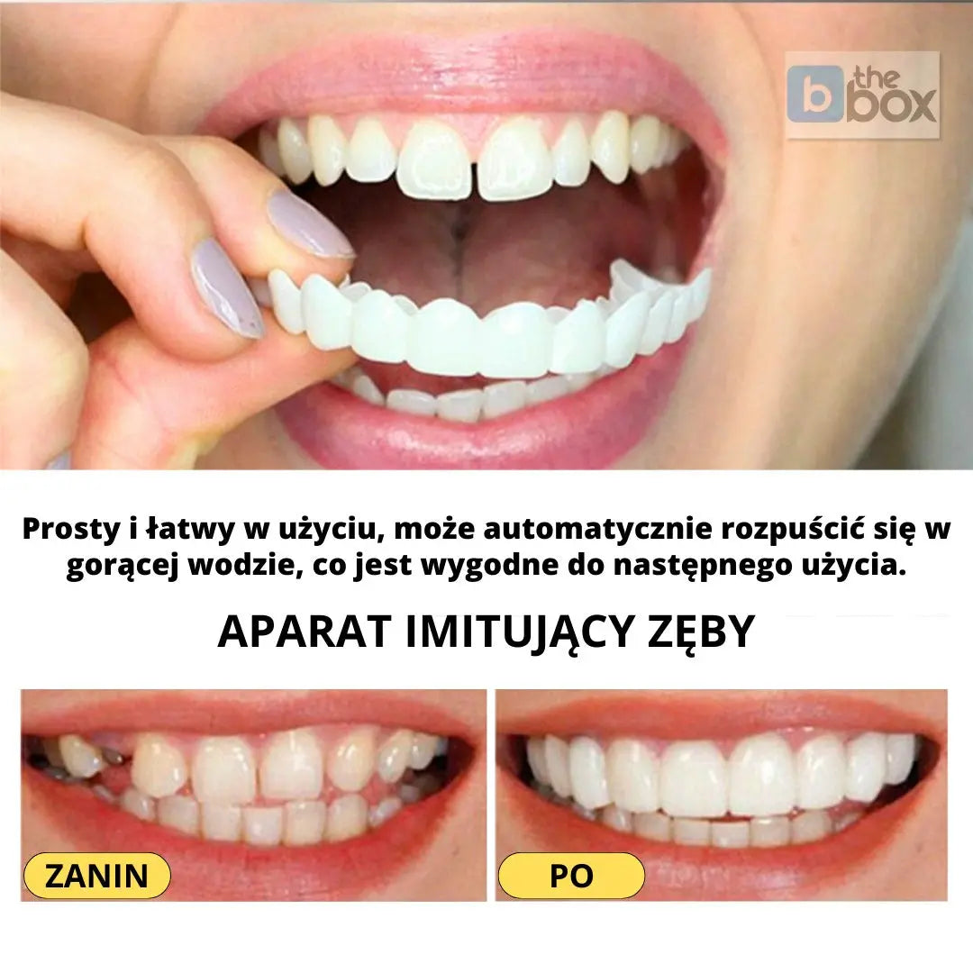 Łatwy Uśmiech - Górne + Dolne Białe Zęby Ana 1